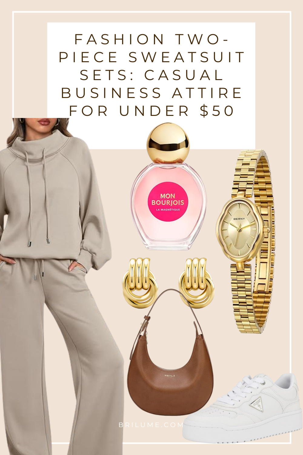 Fashion Two-Piece Sweatsuit Sets: Casual Business Attire for Under $50